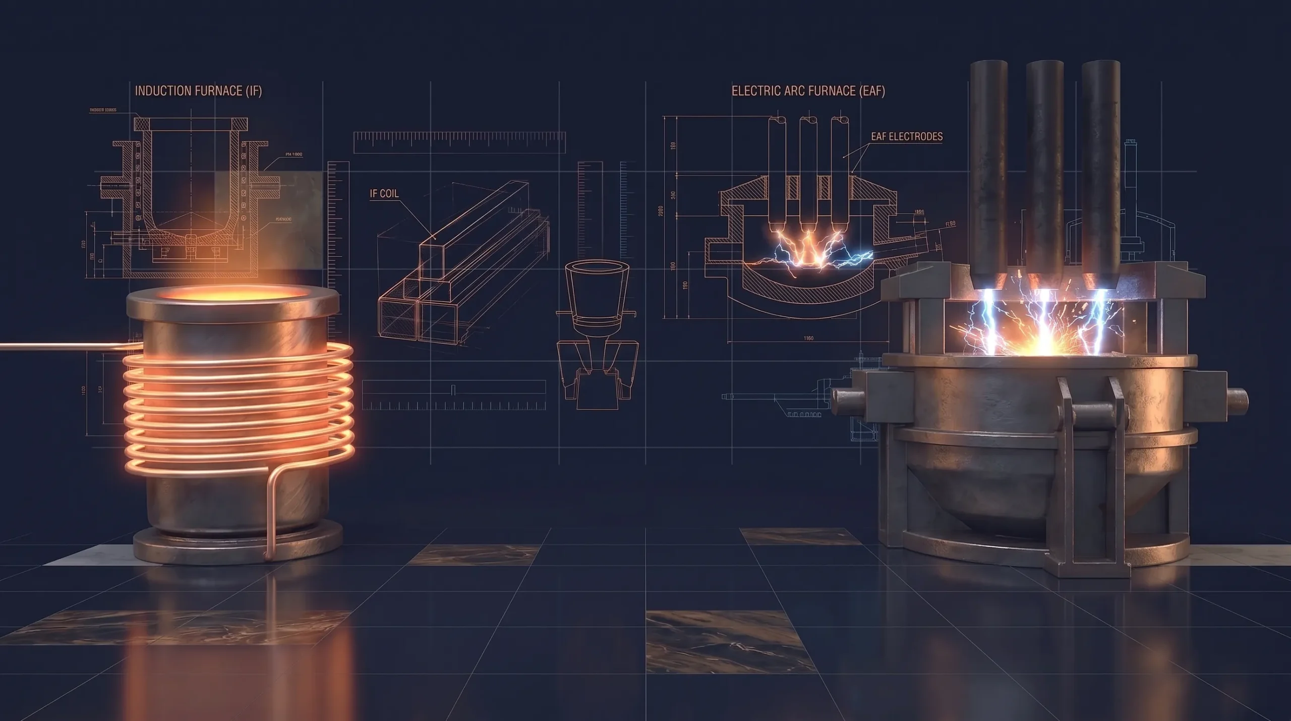 Induction Furnace vs. Electric Arc Furnace